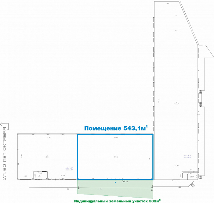 Помещение 543,1 квм